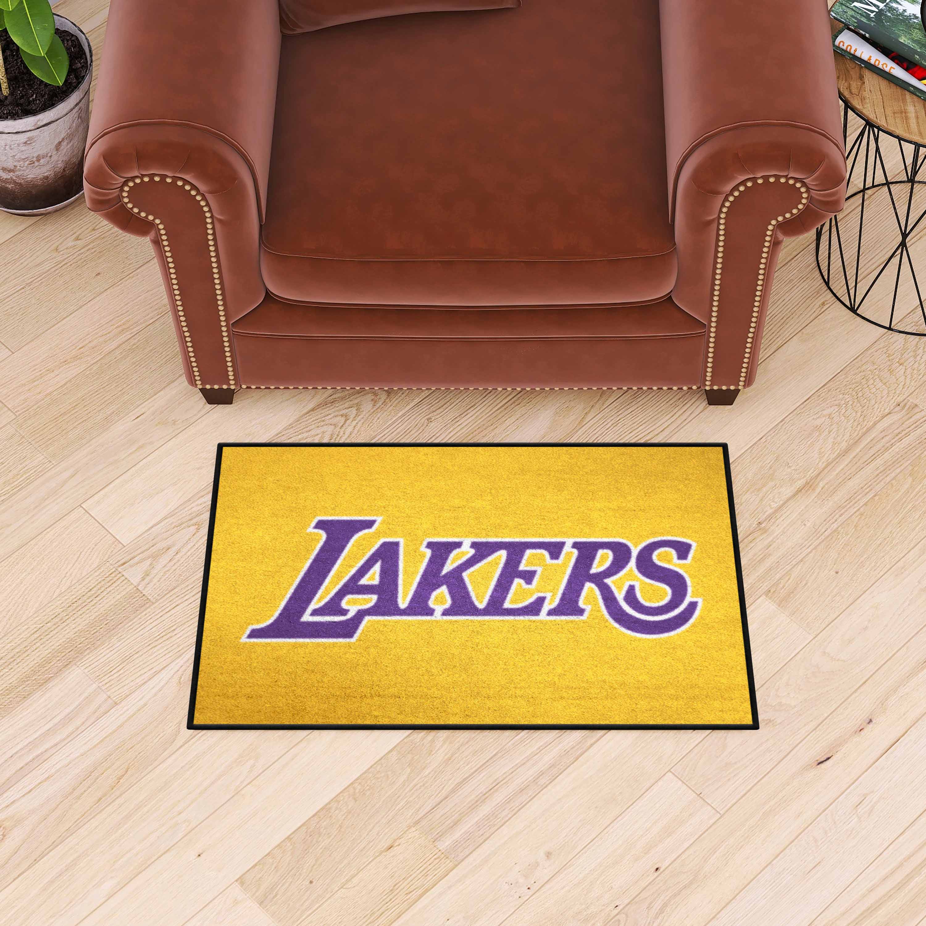 Los Angeles Lakers Starter Mat Accent Rug - 19in. x 30in. - Los Angeles Lakers