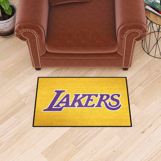 Los Angeles Lakers Starter Mat Accent Rug - 19in. x 30in. - Los Angeles Lakers