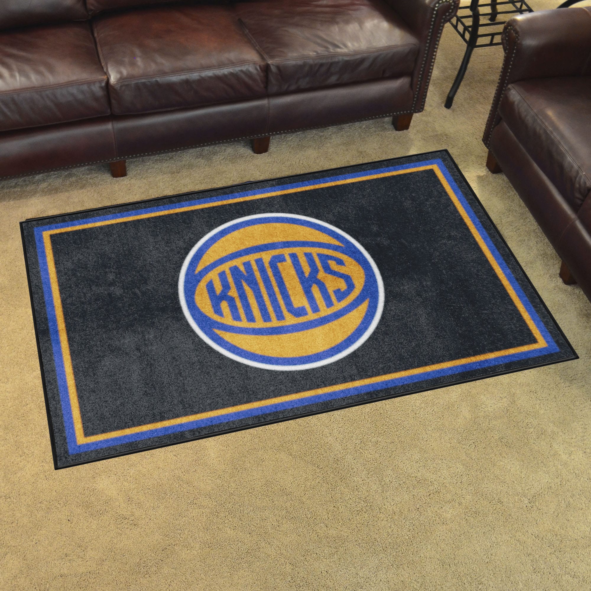 New York Knicks 4ft. x 6ft. Plush Area Rug - New York Knicks
