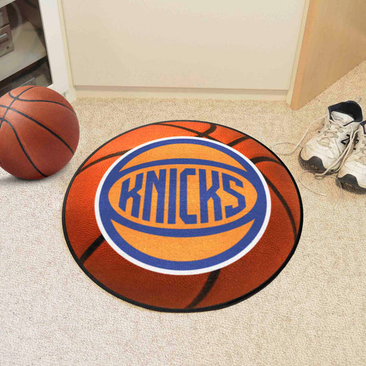 New York Knicks Basketball Rug - 27in. Diameter - New York Knicks