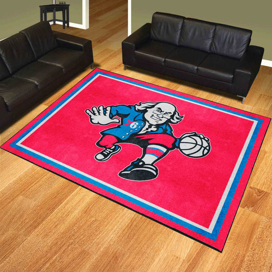 Philadelphia 76ers 8ft. x 10 ft. Plush Area Rug - Philadelphia 76ers