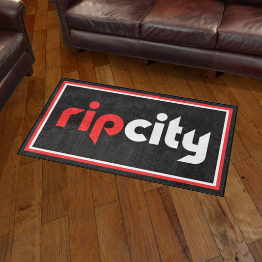 Portland Trail Blazers 3ft. x 5ft. Plush Area Rug - Portland Trail Blazers
