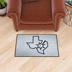 San Antonio Spurs Starter Mat Accent Rug - 19in. x 30in. - San Antonio Spurs