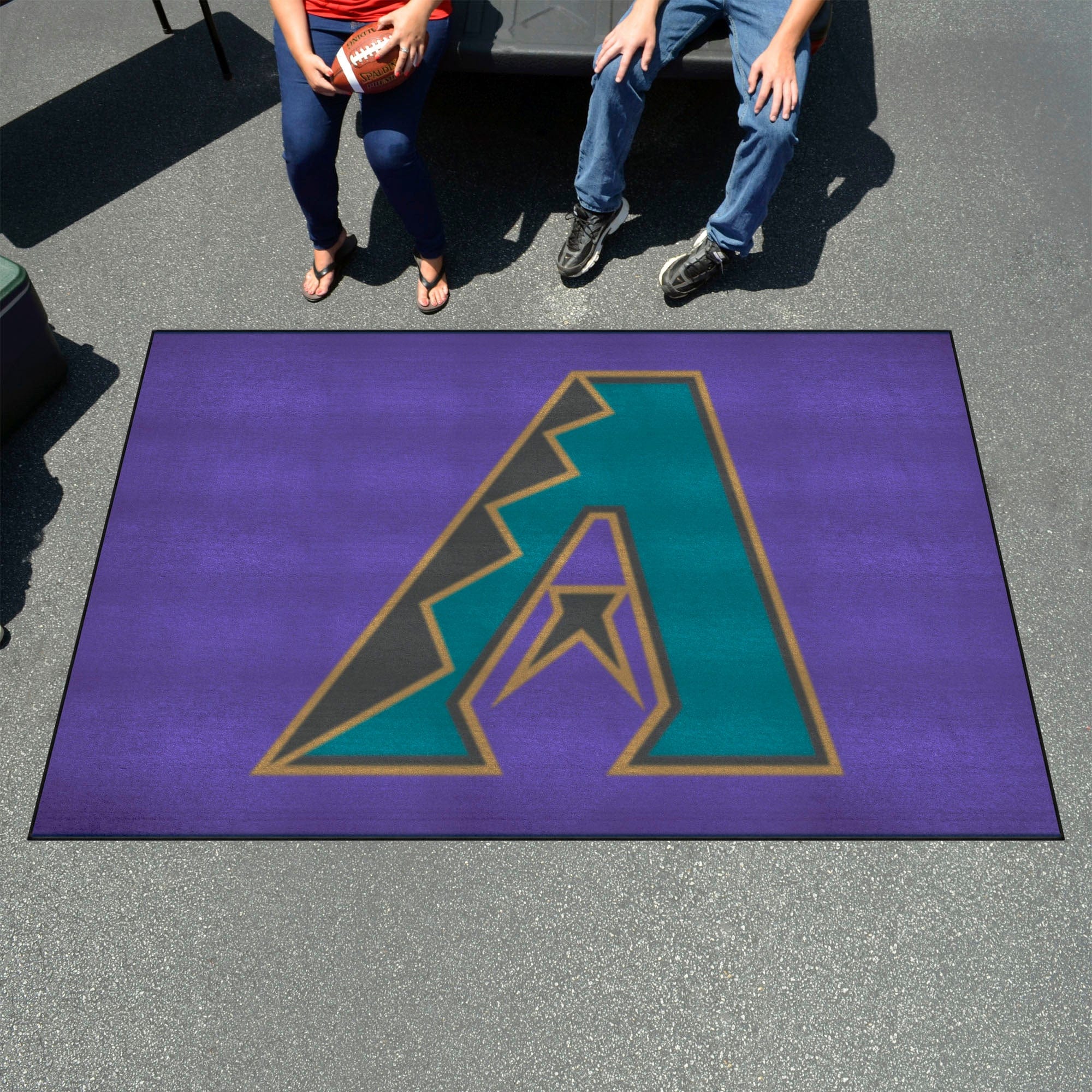 Arizona Diamondbacks Ulti-Mat Rug - 5ft. x 8ft. - Retro Collection - Arizona Diamondbacks