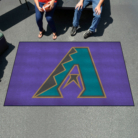Arizona Diamondbacks Ulti-Mat Rug - 5ft. x 8ft. - Retro Collection - Arizona Diamondbacks