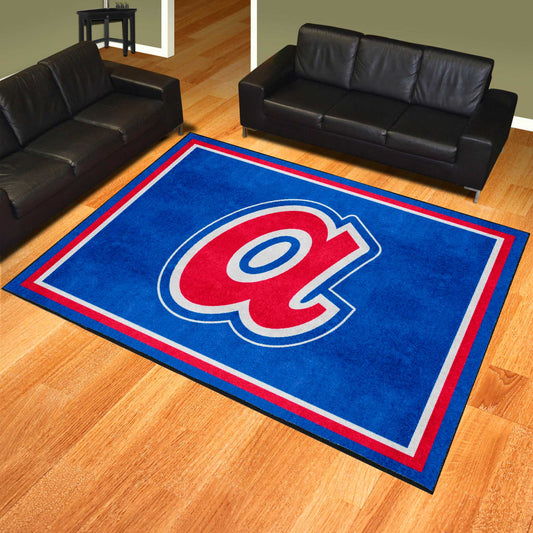 Boston Braves 8ft. x 10 ft. Plush Area Rug - Retro Collection - Boston Braves