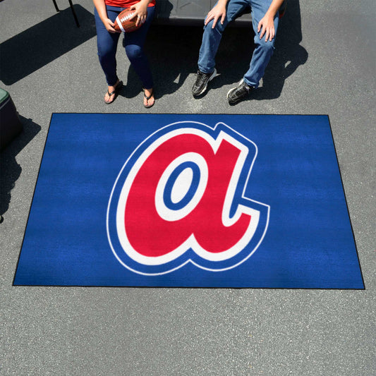 Boston Braves Ulti-Mat Rug - 5ft. x 8ft. - Retro Collection - Boston Braves