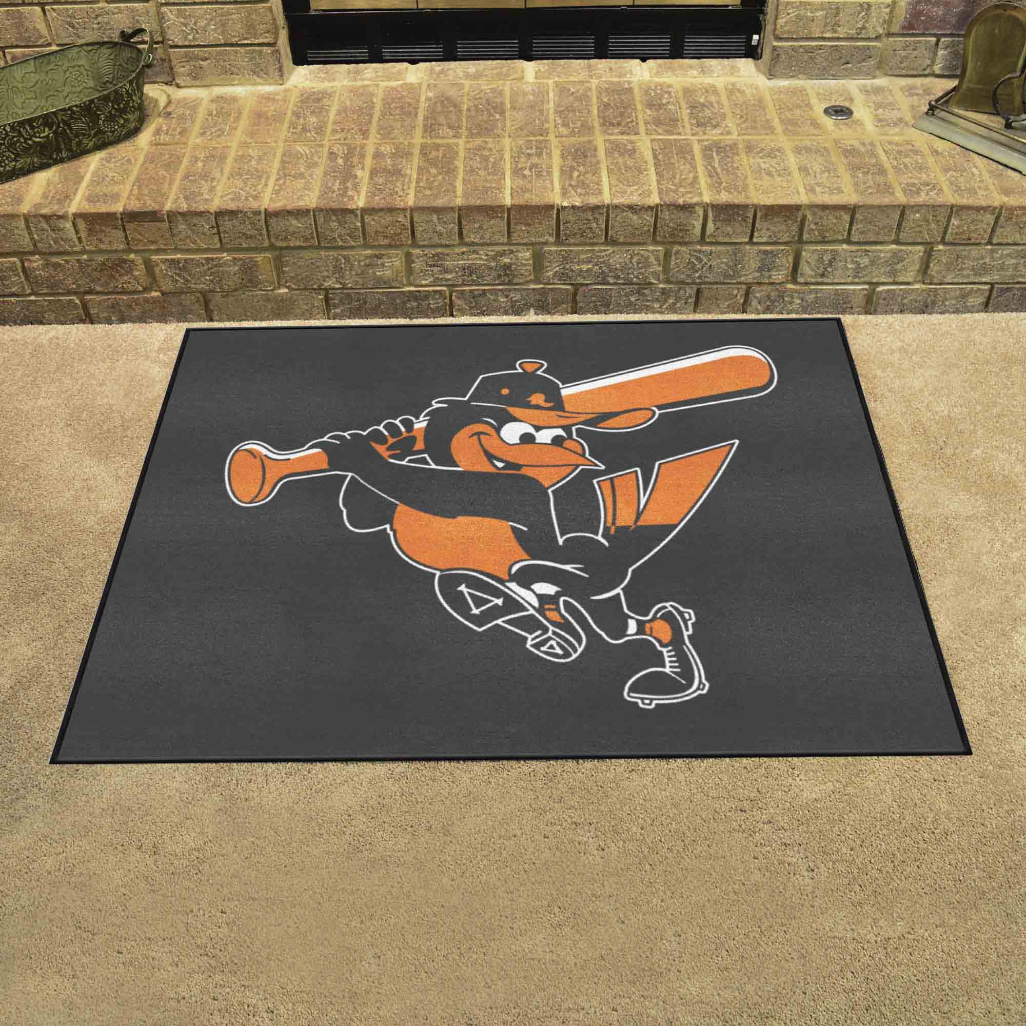 Baltimore Orioles All-Star Rug - 34 in. x 42.5 in. - Retro Collection - Baltimore Orioles