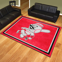 Cincinnati Reds 8ft. x 10 ft. Plush Area Rug - Retro Collection - Cincinnati Reds