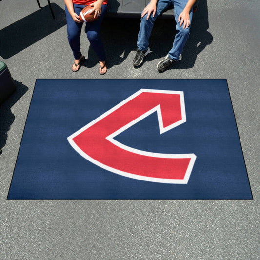 Cleveland Indians Ulti-Mat Rug - 5ft. x 8ft. - Retro Collection - Cleveland Indians