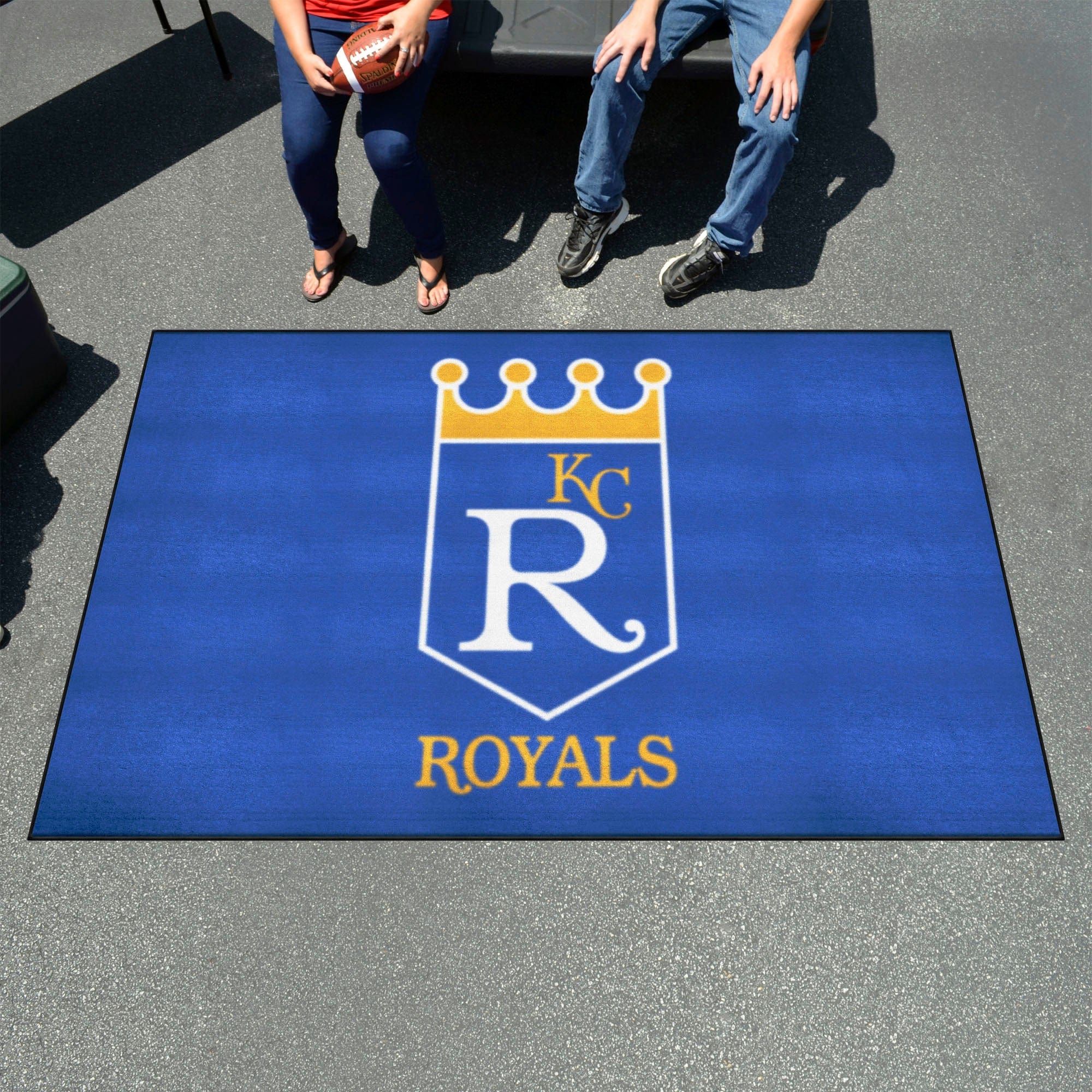 Kansas City Royals Ulti-Mat Rug - 5ft. x 8ft. - Retro Collection - Kansas City Royals