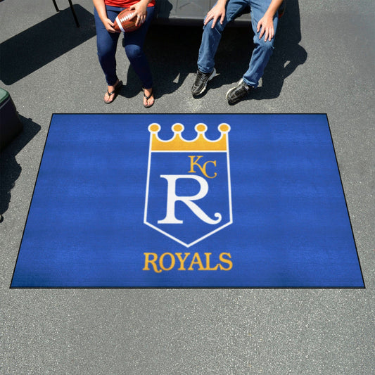 Kansas City Royals Ulti-Mat Rug - 5ft. x 8ft. - Retro Collection - Kansas City Royals