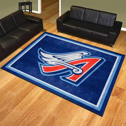 Anaheim Angels 8ft. x 10 ft. Plush Area Rug - Retro Collection - Anaheim Angels
