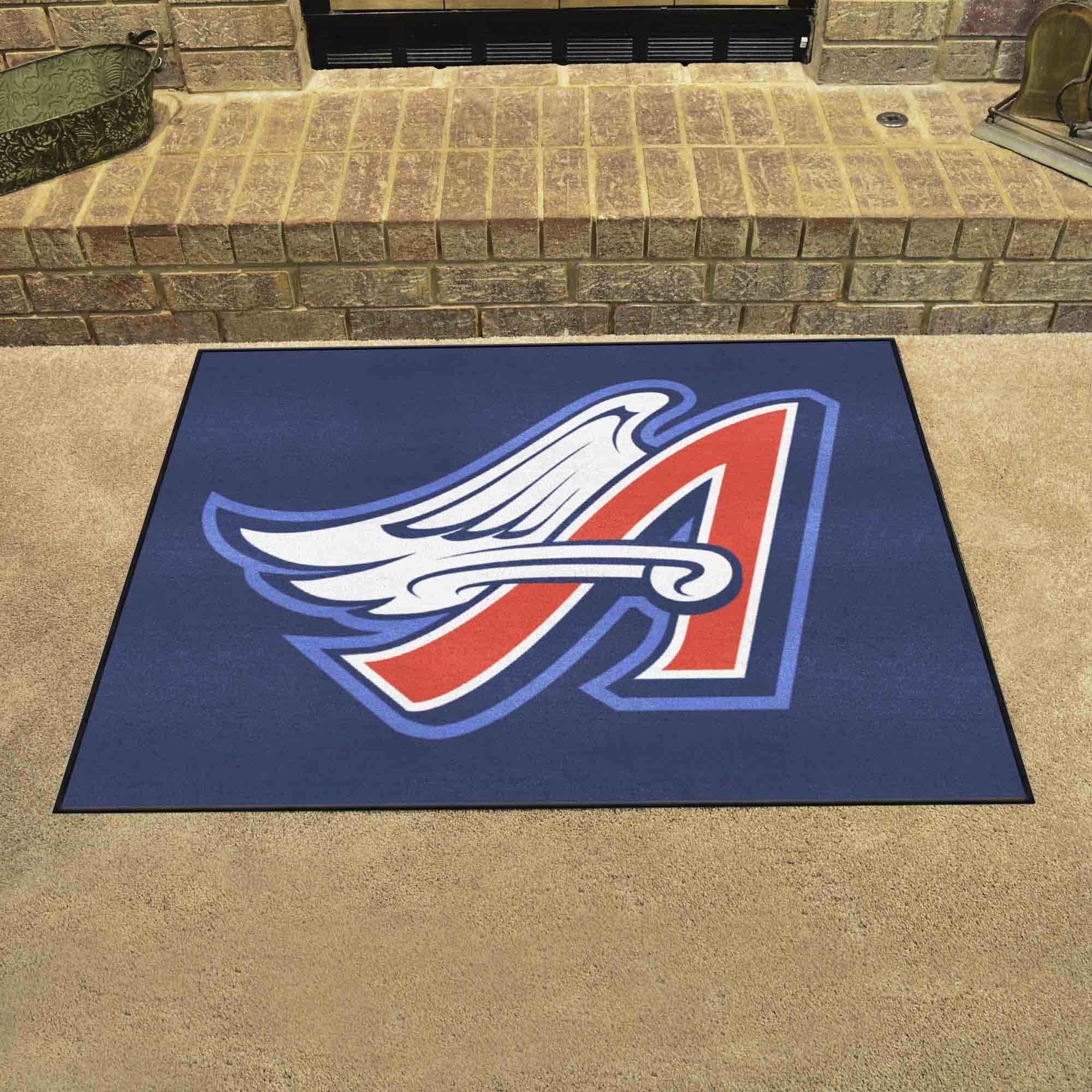 Anaheim Angels All-Star Rug - 34 in. x 42.5 in. - Retro Collection - Anaheim Angels