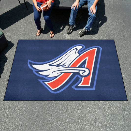 Anaheim Angels Ulti-Mat Rug - 5ft. x 8ft. - Retro Collection - Anaheim Angels