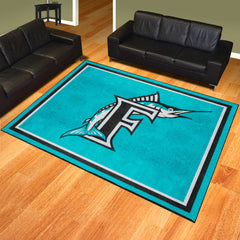 Florida Marlins 8ft. x 10 ft. Plush Area Rug - Retro Collection - Florida Marlins