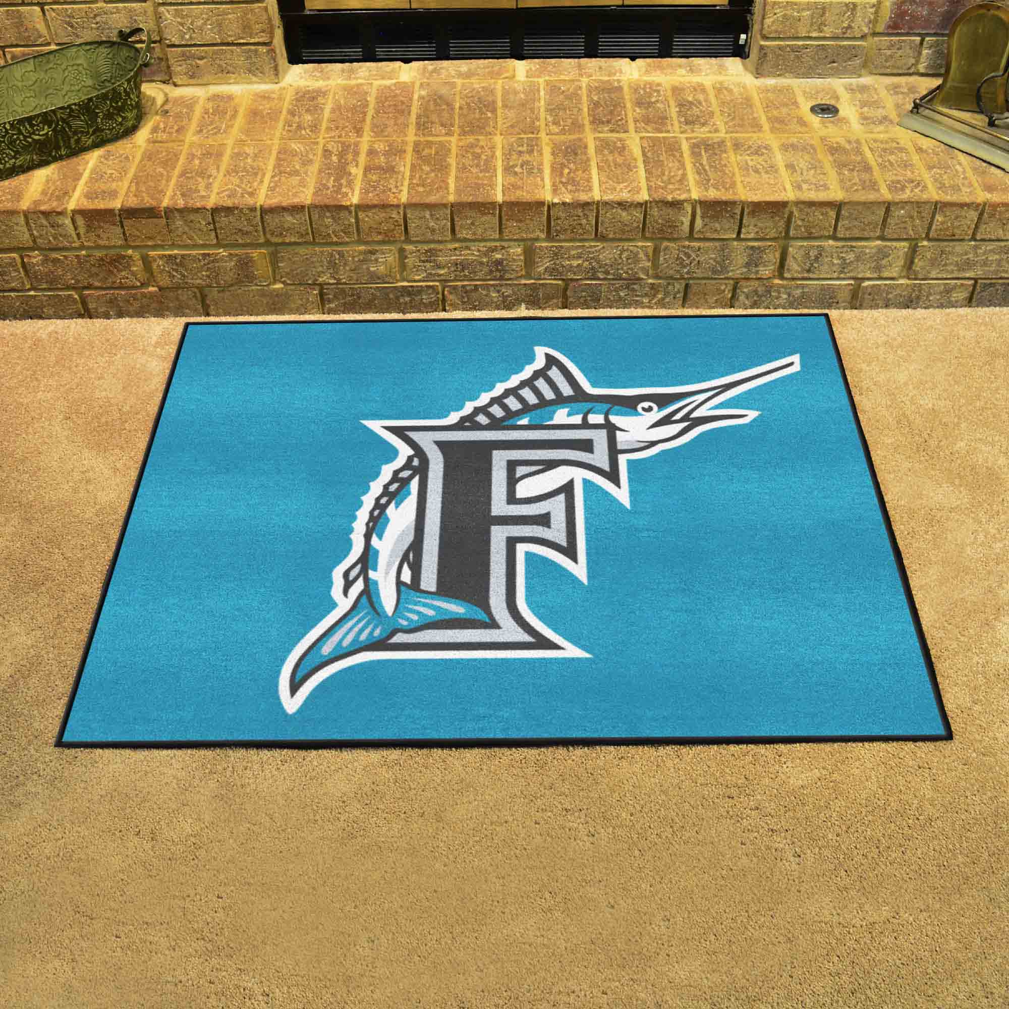 Florida Marlins All-Star Rug - 34 in. x 42.5 in. - Retro Collection - Florida Marlins