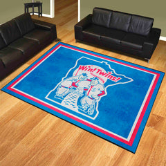 Minnesota Twins 8ft. x 10 ft. Plush Area Rug - Retro Collection - Minnesota Twins