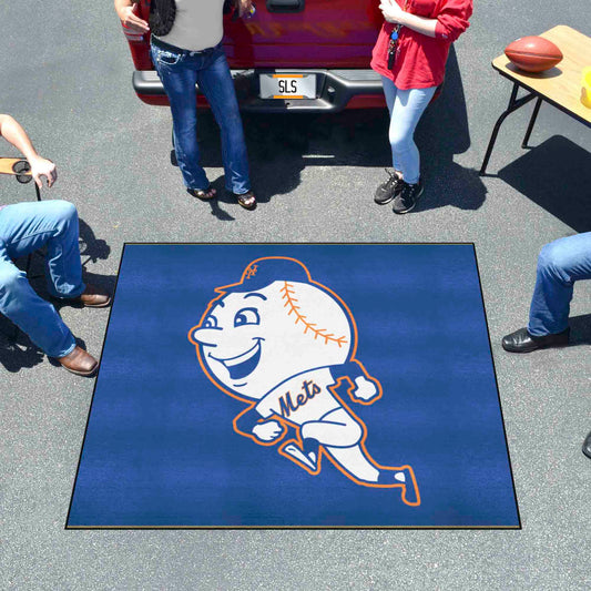 New York Mets Tailgater Rug - 5ft. x 6ft. - Retro Collection - New York Mets