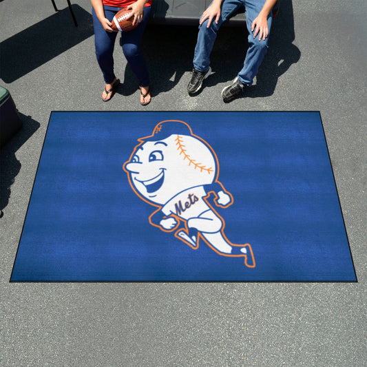 New York Mets Ulti-Mat Rug - 5ft. x 8ft. - Retro Collection - New York Mets