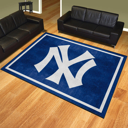 New York Yankees 8ft. x 10 ft. Plush Area Rug - Retro Collection - New York Yankees