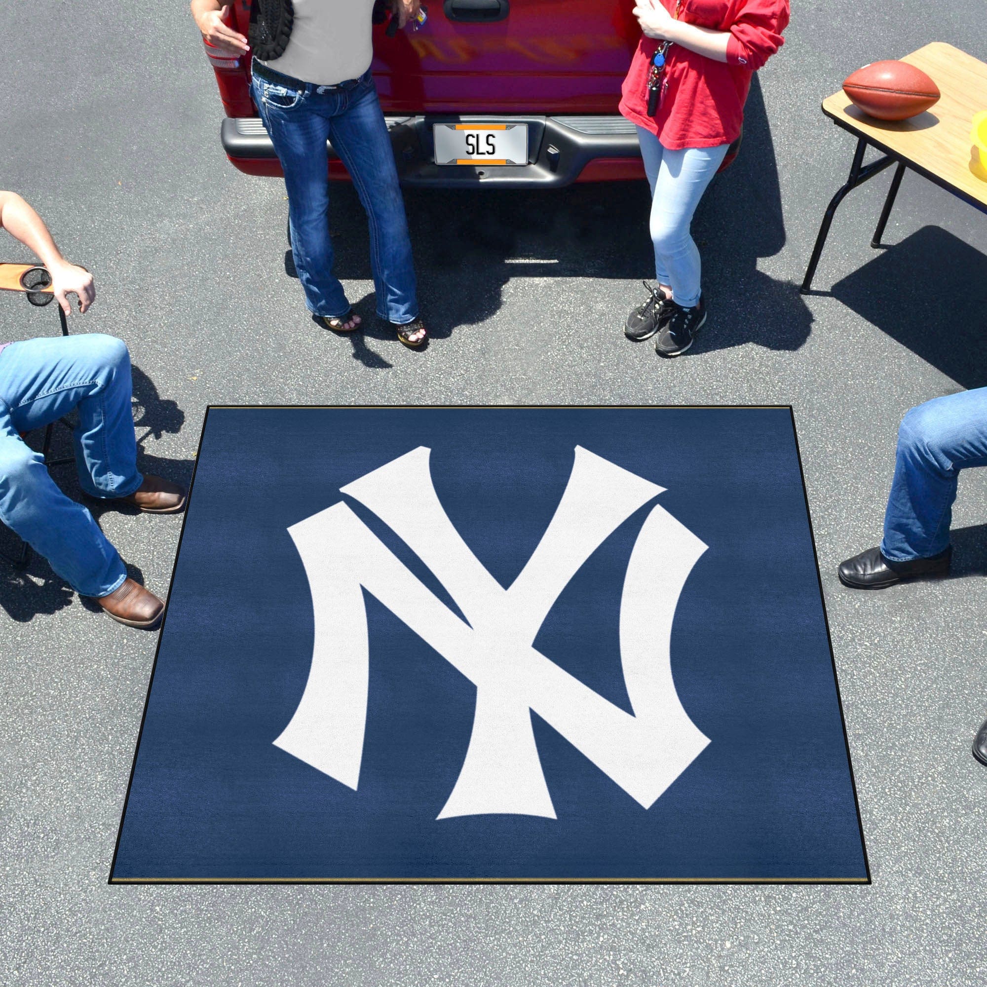 New York Yankees Tailgater Rug - 5ft. x 6ft. - Retro Collection - New York Yankees