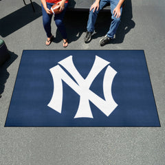 New York Yankees Ulti-Mat Rug - 5ft. x 8ft. - Retro Collection - New York Yankees