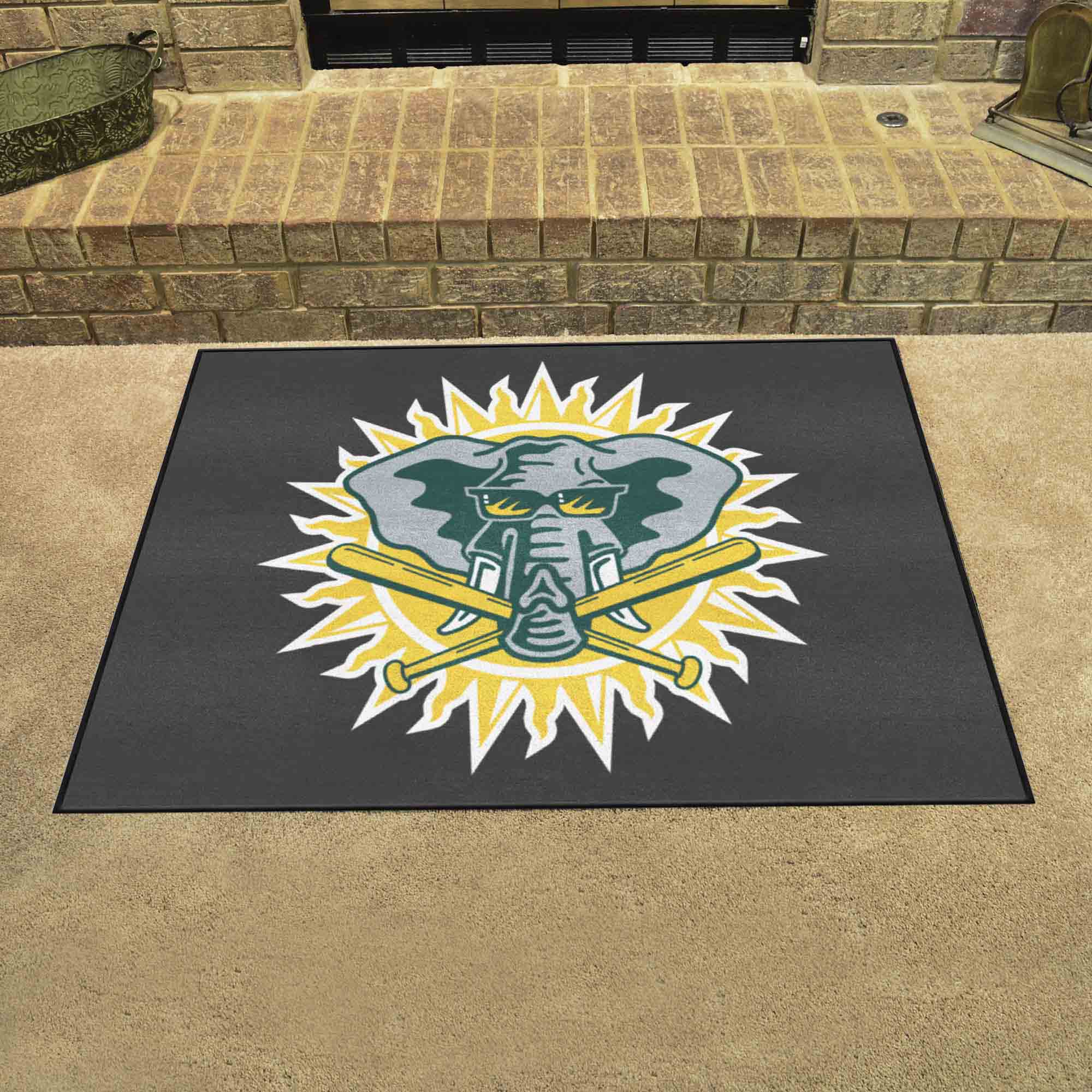 Oakland Athletics All-Star Rug - 34 in. x 42.5 in. - Retro Collection - Oakland Athletics