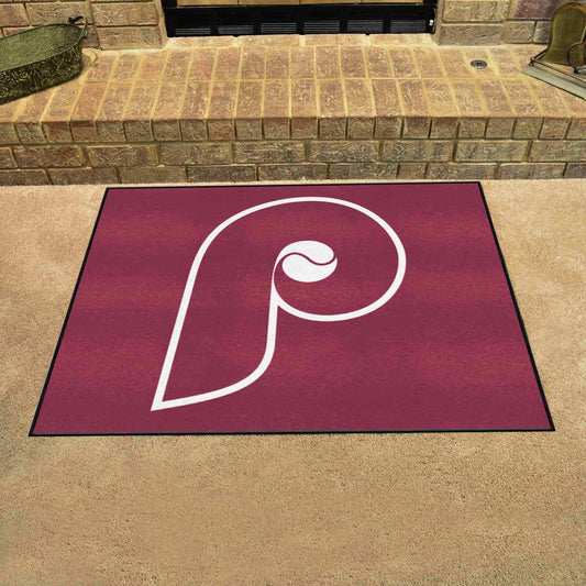 Philadelphia Phillies All-Star Rug - 34 in. x 42.5 in. - Retro Collection - Philadelphia Phillies