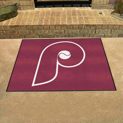 Philadelphia Phillies All-Star Rug - 34 in. x 42.5 in. - Retro Collection - Philadelphia Phillies