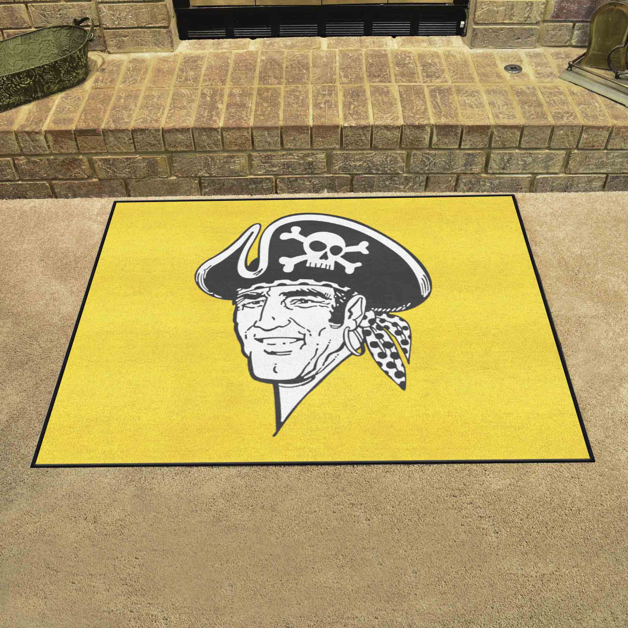 Pittsburgh Pirates All-Star Rug - 34 in. x 42.5 in. - Retro Collection - Pittsburgh Pirates