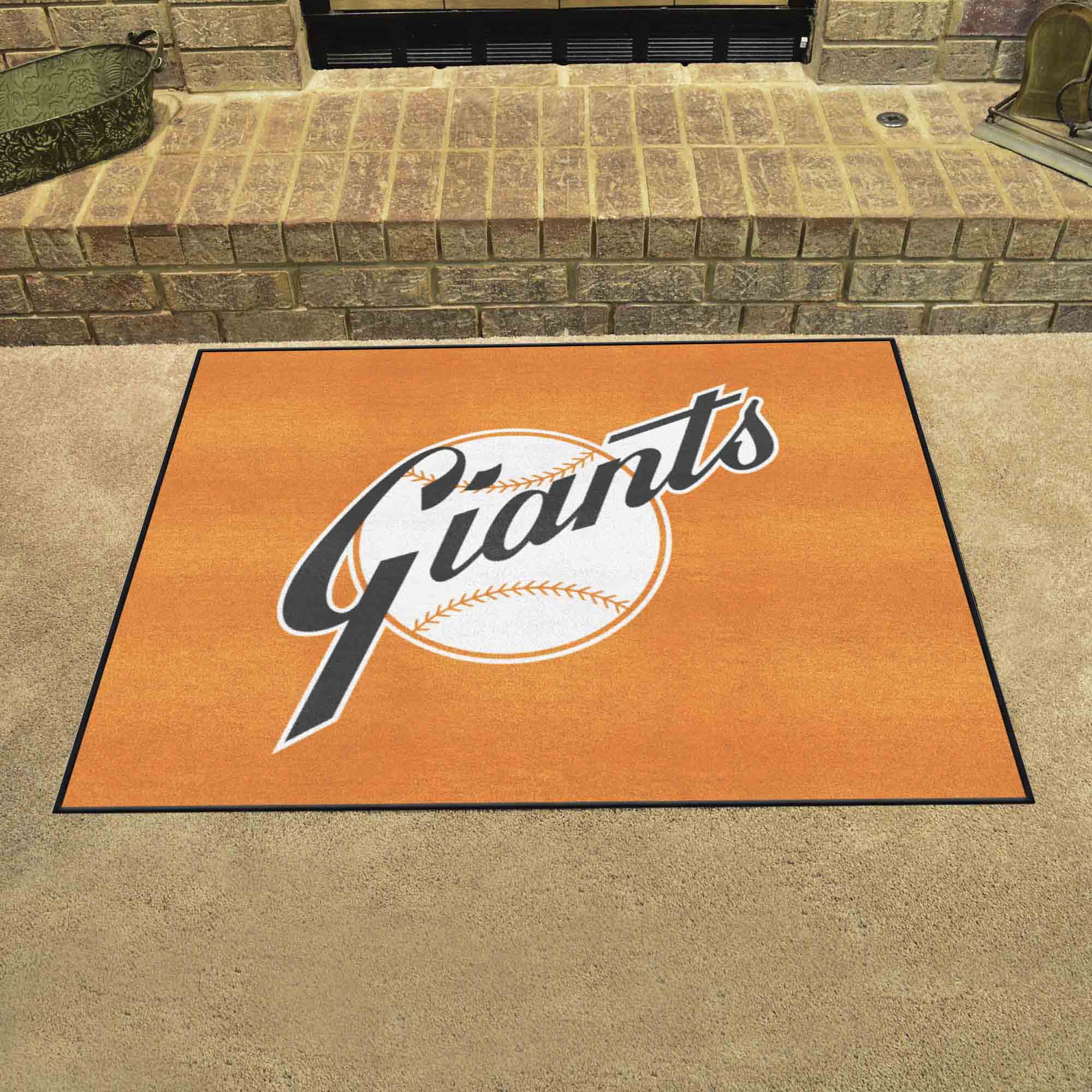 New York Giants All-Star Rug - 34 in. x 42.5 in. - Retro Collection - New York Giants