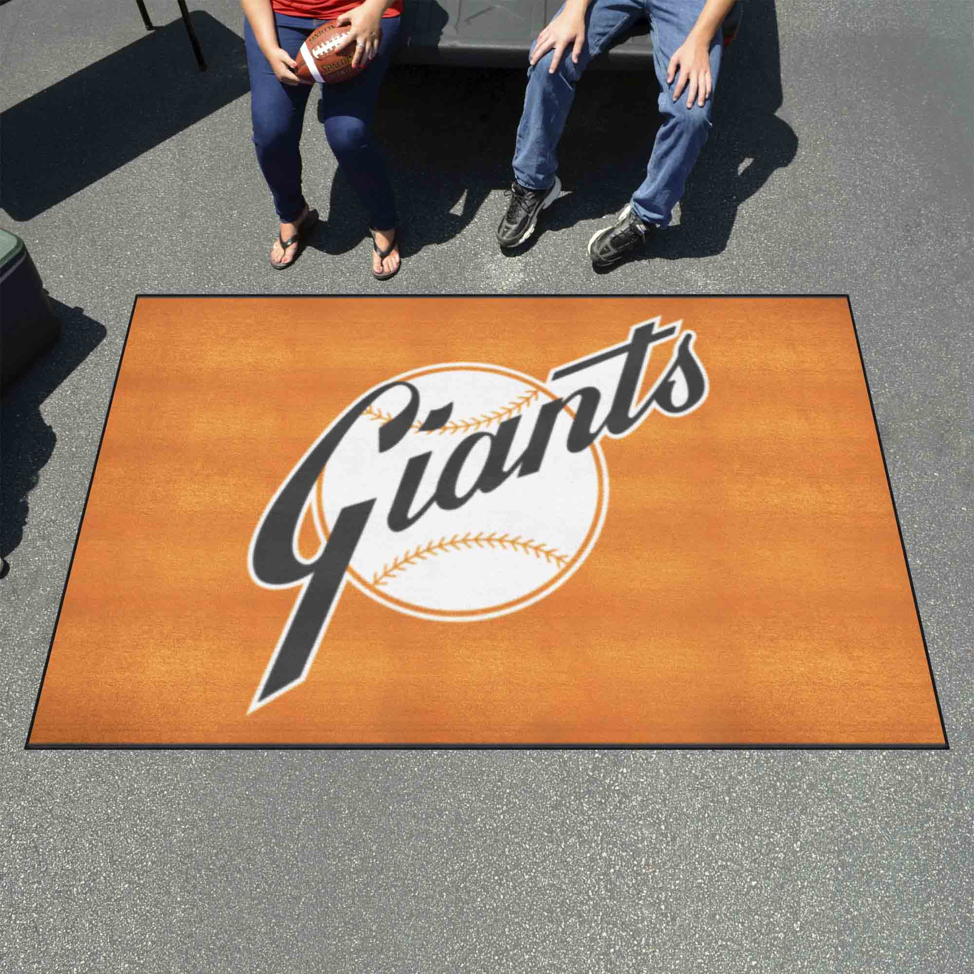 New York Giants Ulti-Mat Rug - 5ft. x 8ft. - Retro Collection - New York Giants