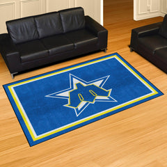 Alfombra de felpa de 1,52 m x 2,44 m de los Seattle Mariners - Colección Retro