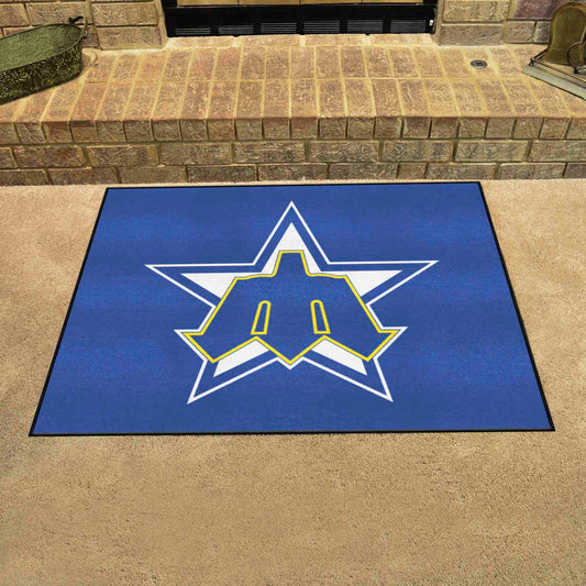 Seattle Mariners All-Star Rug - 34 in. x 42.5 in. - Retro Collection - Seattle Mariners