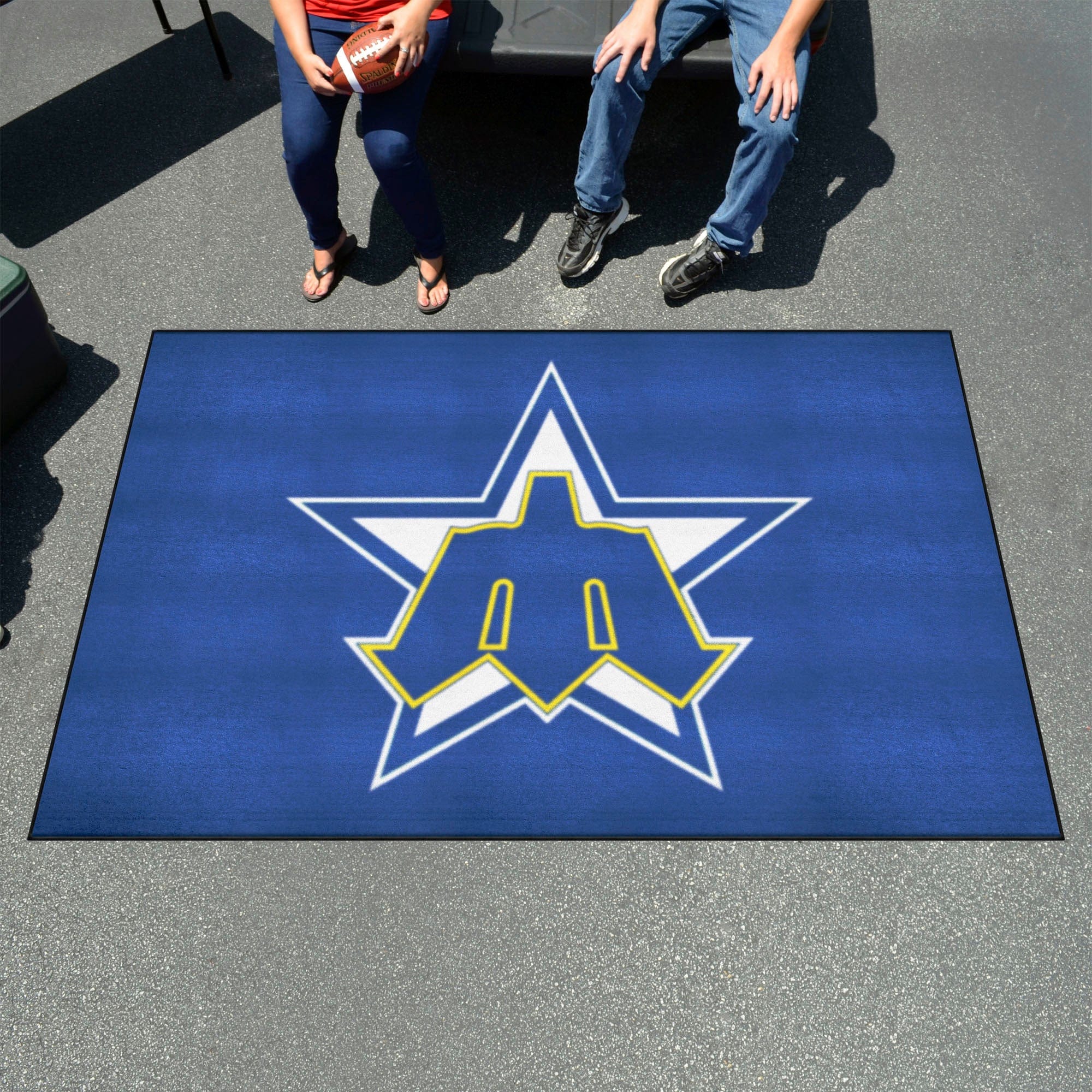 Seattle Mariners Ulti-Mat Rug - 5ft. x 8ft. - Retro Collection - Seattle Mariners