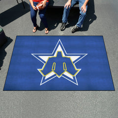 Seattle Mariners Ulti-Mat Rug - 5ft. x 8ft. - Retro Collection - Seattle Mariners