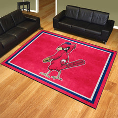 Alfombra de felpa de 2,4 x 3 m de los St. Louis Cardinals - Colección retro
