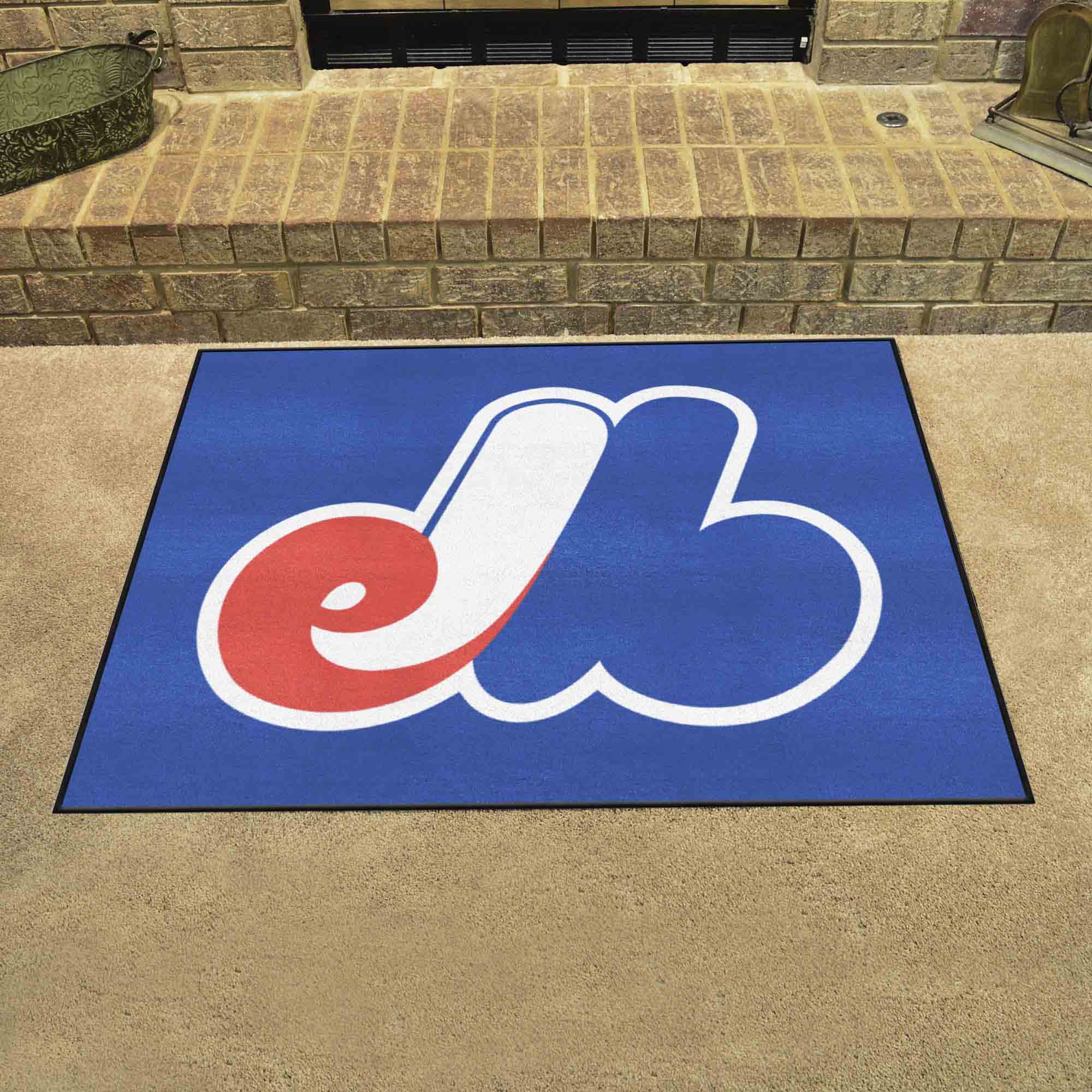 Montreal Expos All-Star Rug - 34 in. x 42.5 in. - Retro Collection - Montreal Expos