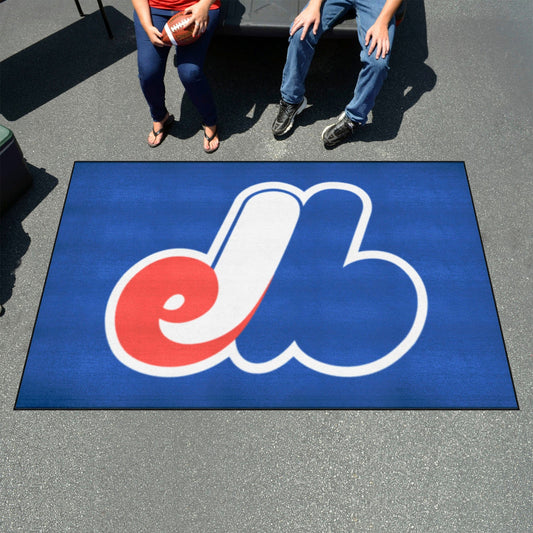 Montreal Expos Ulti-Mat Rug - 5ft. x 8ft. - Retro Collection - Montreal Expos
