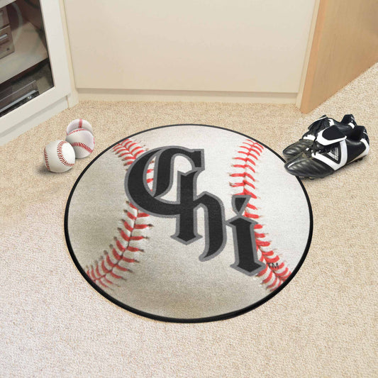 Chicago White Sox Baseball Rug Southside City Connect - 27in. Diameter - Chicago White Sox