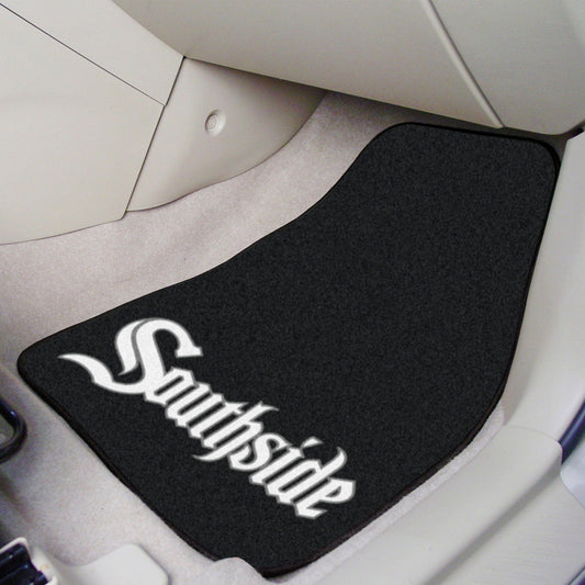 Chicago White Sox Front Carpet Car Mat Set Southside City Connect - 2 Pieces - Chicago White Sox