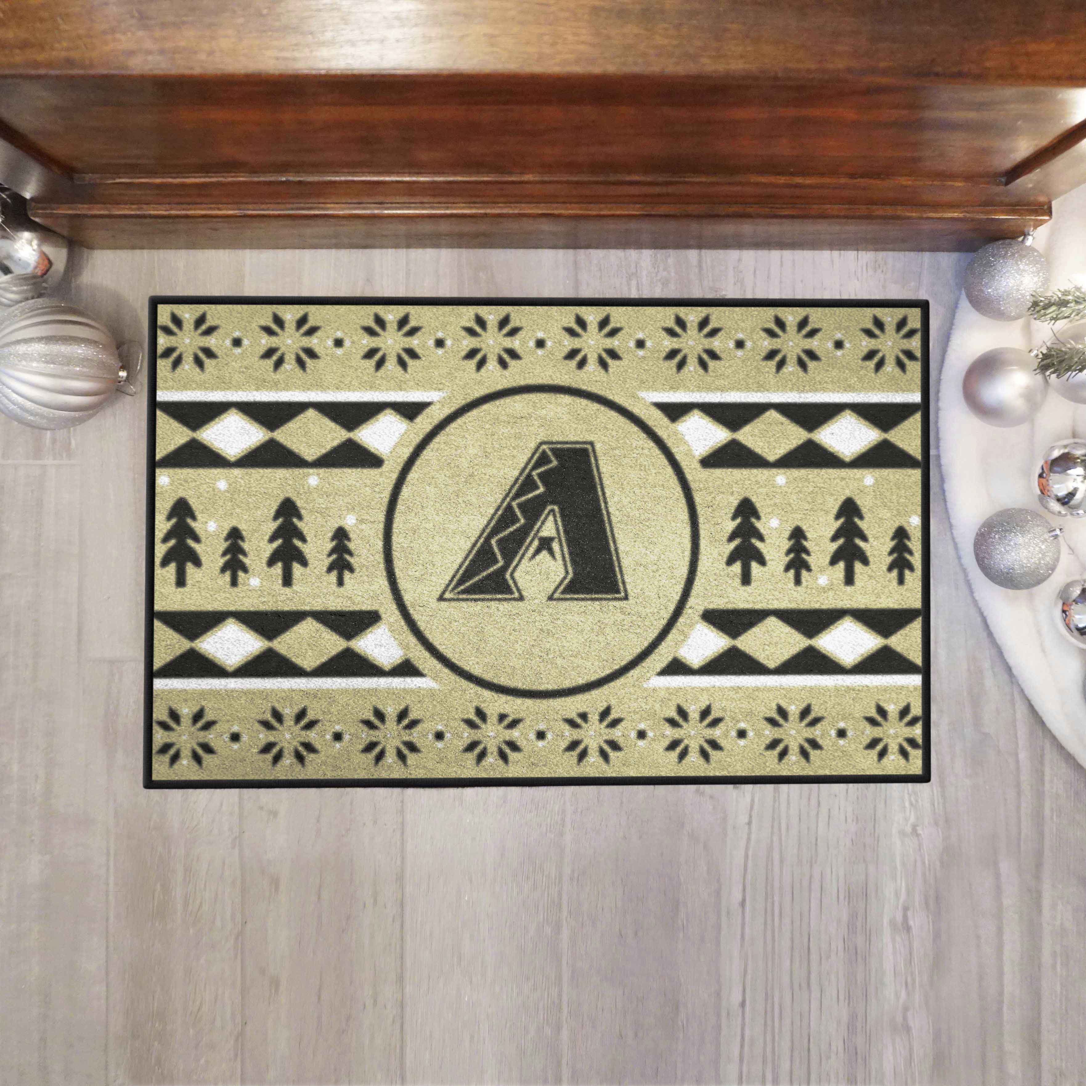 Arizona Diamondbacks Holiday Sweater Starter Mat Accent Rug - 19in. x 30in. - Arizona Diamondbacks