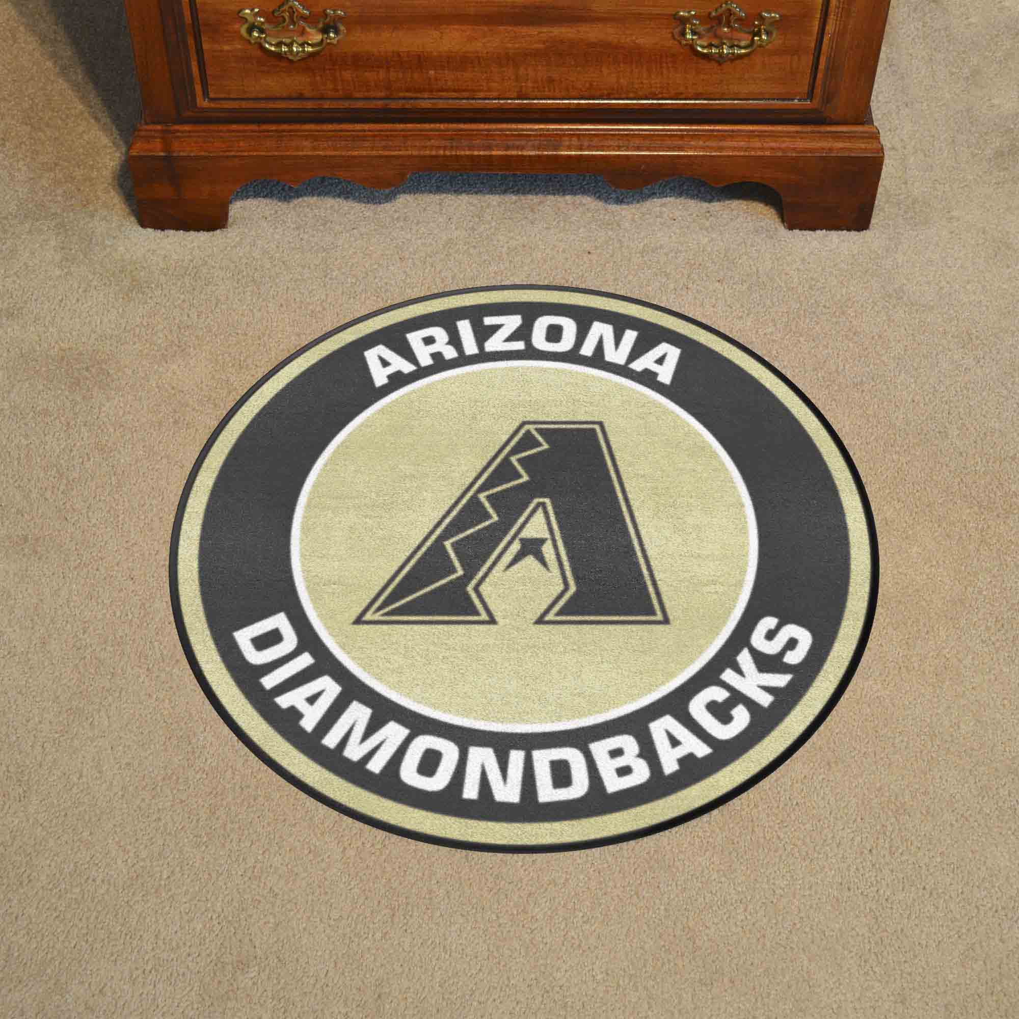 Arizona Diamondbacks Roundel Rug - 27in. Diameter - Arizona Diamondbacks