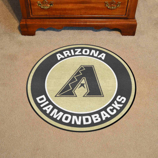 Arizona Diamondbacks Roundel Rug - 27in. Diameter - Arizona Diamondbacks