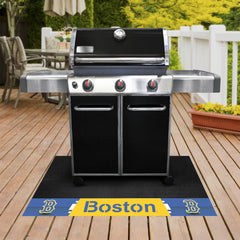 Boston Red Sox Vinyl Grill Mat - 26in. x 42in. - Boston Red Sox