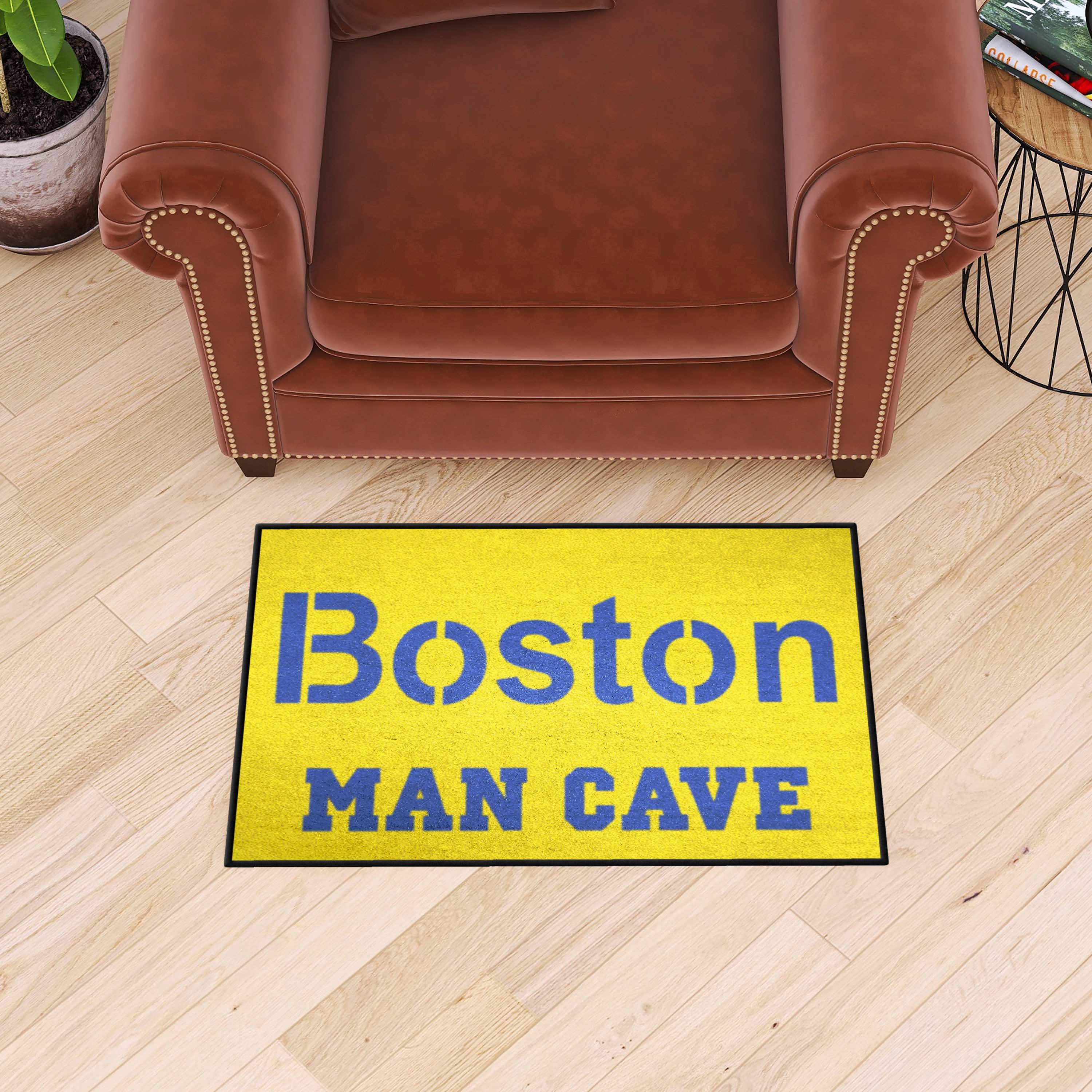 Boston Red Sox Man Cave Starter Mat Accent Rug - 19in. x 30in. - Boston Red Sox