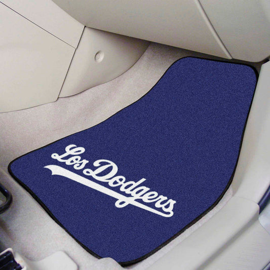 Los Angeles Dodgers Front Carpet Car Mat Set - 2 Pieces - Los Angeles Dodgers