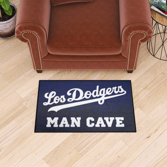 Los Angeles Dodgers Man Cave Starter Mat Accent Rug - 19in. x 30in. - Los Angeles Dodgers