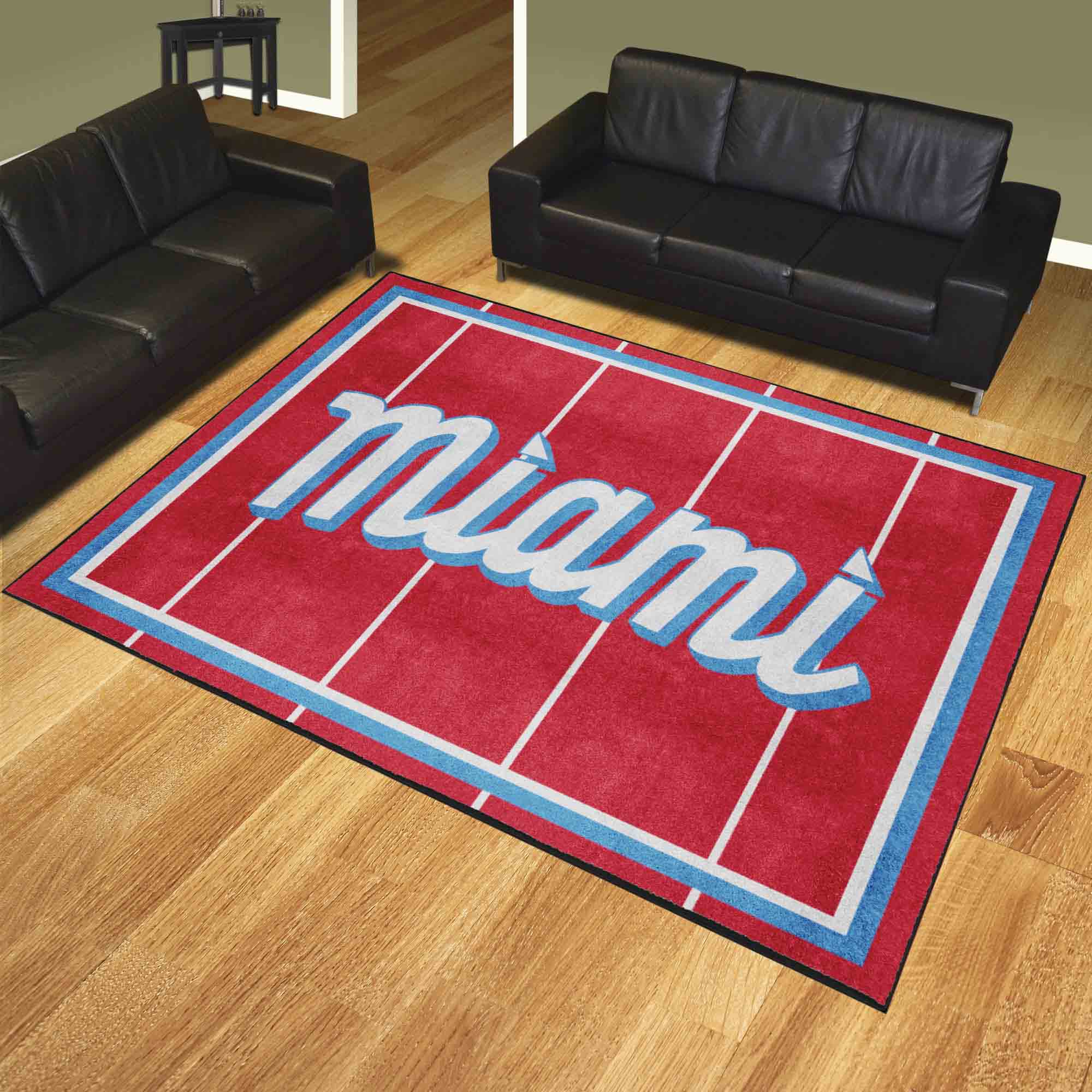 Miami Marlins 8ft. x 10 ft. Plush Area Rug - Miami Marlins